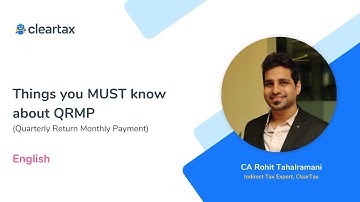 Things you MUST know about QRMP (Quarterly Return Monthly Payment) | English