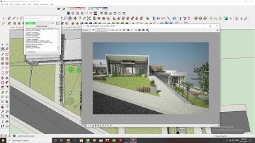 hướng dẫn render ngoại thất bằng phần mềm sketchup phần 1