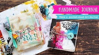 DIY Handmade Pocket sized Art / Junk Journal Tutorial