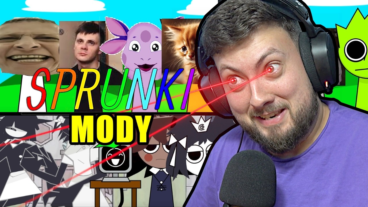 Zainstalowałem WSZYSTKIE MODY do SPRUNKI... *DAJCIE MI SPOKÓJ!*