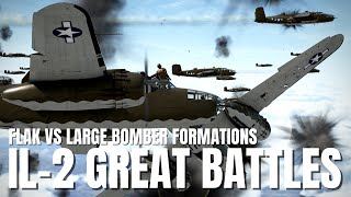 Extreme Flak VS Huge Bomber Formations & More! V190 | IL-2 Sturmovik Flight Sim Crashes