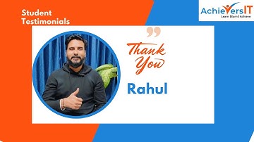 AchieversIT Top Rated Training Institute from Bangalore