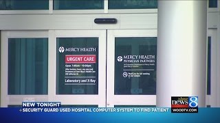 Security guard used hospital computer to find patient
