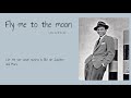 Video thumbnail of "Fly Me To The Moon - Frank Sinatra (Lyrics)"
