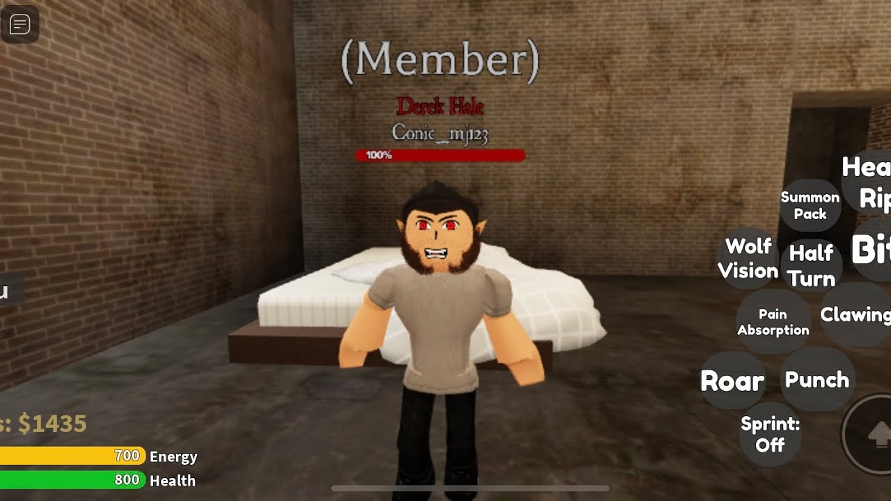 Roblox Teen Wolf: Beacon Hills Derek Hale Gameplay+ Meeting Fans