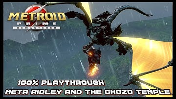 Meta Ridley and the Chozo Temple - Metroid Prime Remastered - 100% Playthrough Part 12