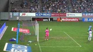 20130914 サガン鳥栖VS湘南ベルマーレ 豊田のオーバーヘッド