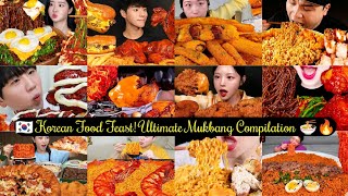 🇰🇷KOREAN FOOD FEAST ULTIMATE MUKBANG COMPILATION |ASMR EATING FAST FOOD |