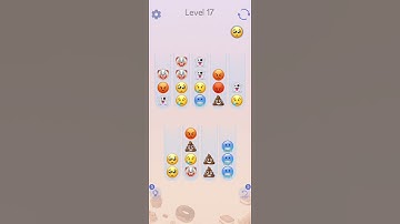 Emoji Sort Master Level 17 Walkthrough Solution iOS/Android