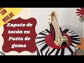 Zapato de Tacón SIN MOLDE en pasta de goma  PASO A PASO👠 gum paste high heel shoe