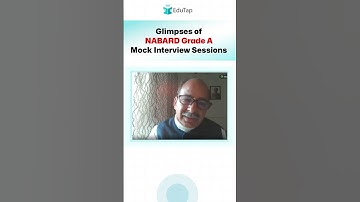 NABARD Grade A Mock Interview 2024 | NABARD Interview Preparation | EduTap NABARD Mock Interview