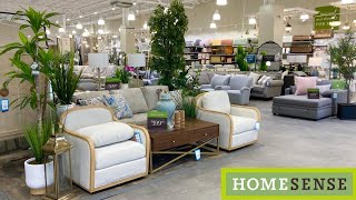 HOME SENSE SHOP WITH ME FURNITURE SOFAS ARMCHAIRS COFFEE TABLES DECOR SHOPPING STORE WALK THROUGH