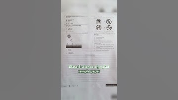 Silverzone Class 3 science olympiad sample/ previous year paper