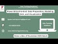 Power BI Demo Video On 22nd Nov 2025.Call/WhatsApp us on +91-9052903733 to Enroll (Weekend Batch)
