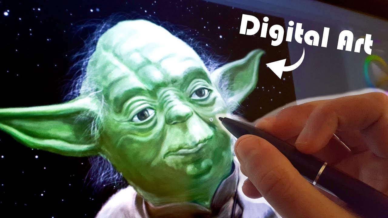 Drawing Yoda in Photoshop