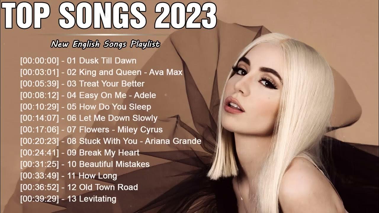 uitrusting Bloedbad Steen Pop Songs 2023 (Best Hit Music Playlist) on Spotify - TOP 50 English Songs  - Top Hits 2023 - YouTube