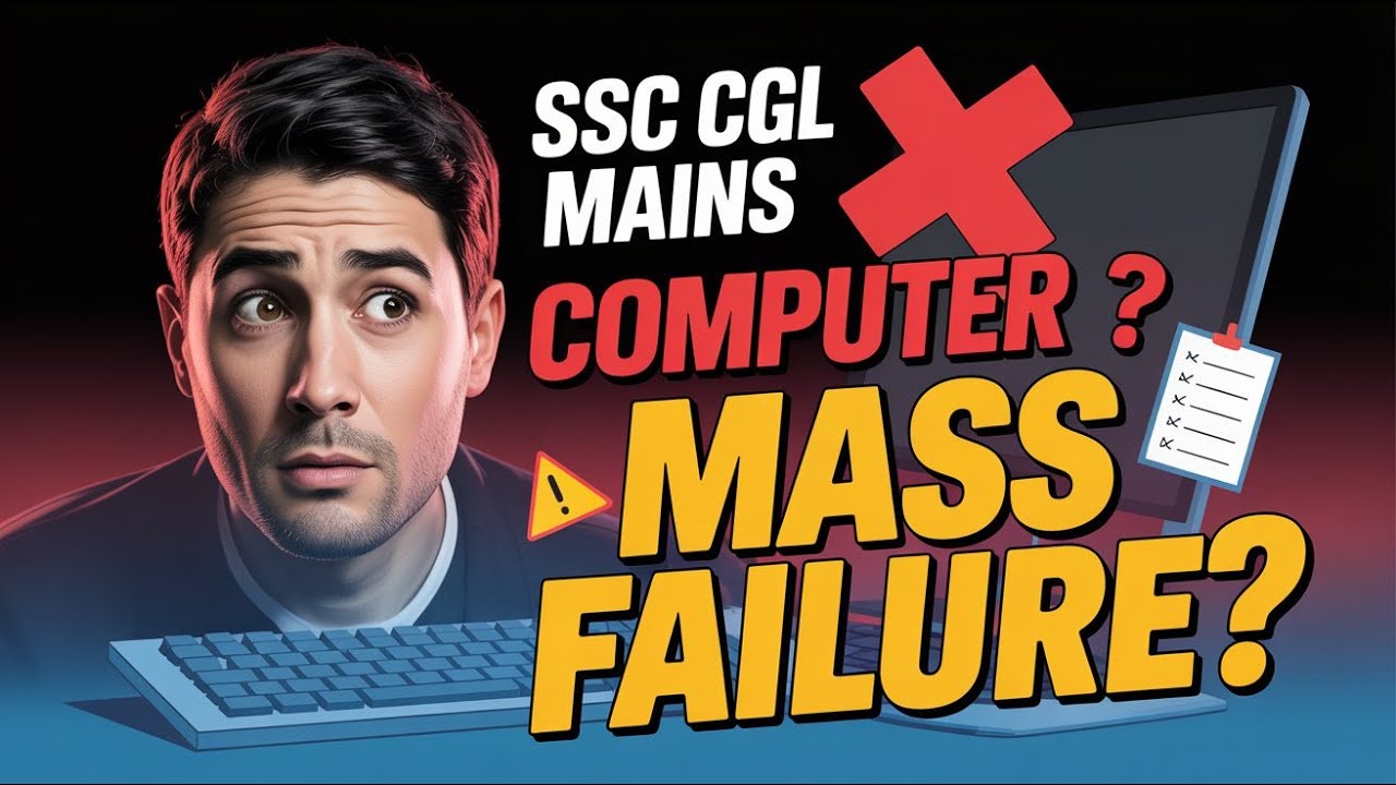 Many Failed in SSC CGL Mains Computer | Real Reasons & Mistakes to ...