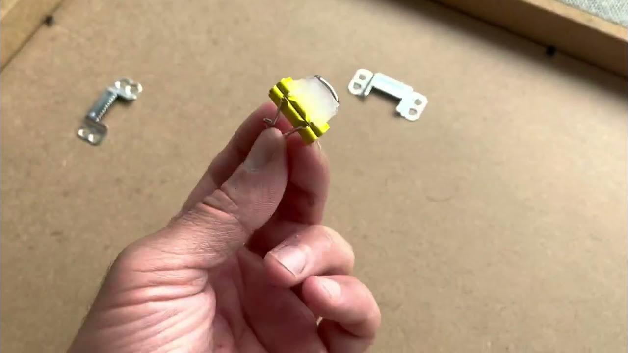 LIFE HACK! IKEA Ribba Photo Frame Hanging Hack! How to hang using a