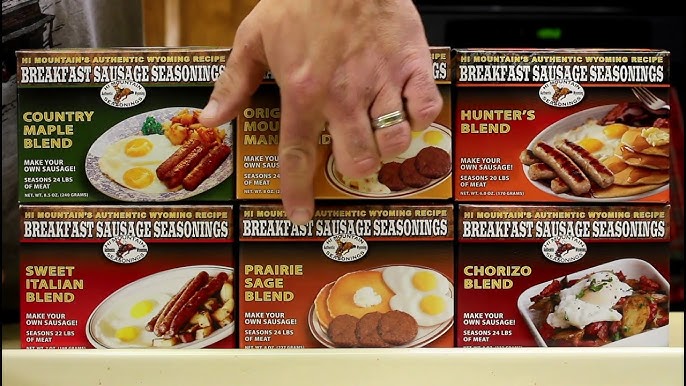 HI MOUNTAIN BREAKFAST SAUSAGE SEASONING- ORIGINAL MOUNTAIN MAN BLEND