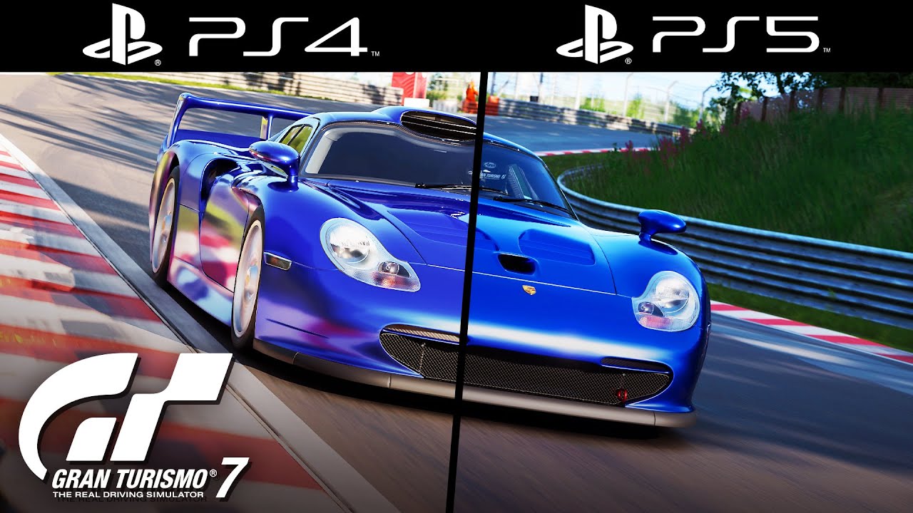 Gran Turismo 7 vs GT Sport - Direct Graphics Comparison (PS5 4K 60FPS) 