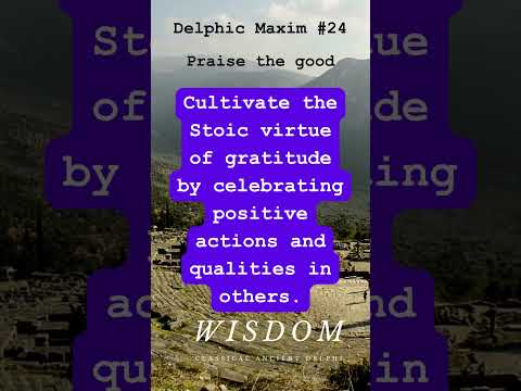 Delphic Maxim #24