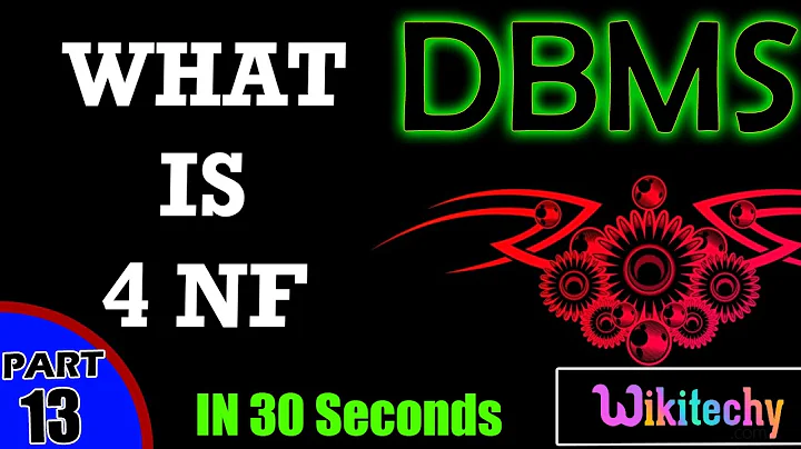 what is 4nf in dbms | Fourth Normal Form | dbms interview questions and answers