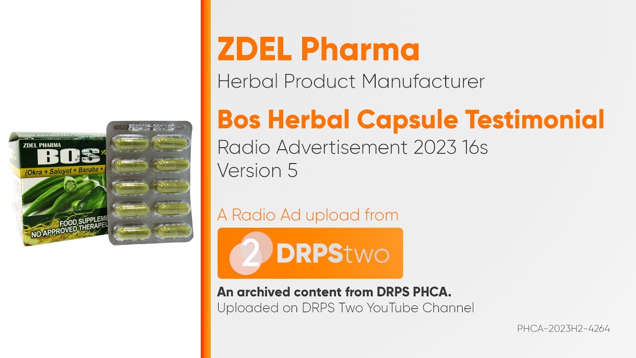 Bos Herbal Capsule Testimonial Radio Ad 2023 16s (Version 5) YouTube