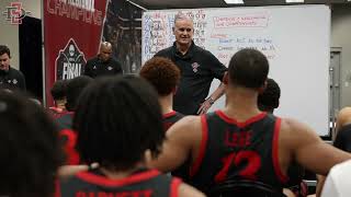 SDSU MEN'S HOOPS: COACH DUTCHER ADDRESSES THE TEAM FOLLOWING MONDAY'S NATIONAL TITLE LOSS TO UCONN