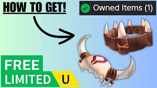 Free Croc Tooth Crown & Outback Bone Horns UGC Limiteds (How to Get!) screenshot 3