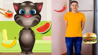 Talking Tom and Me #3 - Sleep &amp; Eat with Real Cat Tom