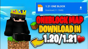 ONE BLOCK Map 1.21 MCPE || One Block Download Minecraft Pe 1.21+ ( credit @DtA_MC )
