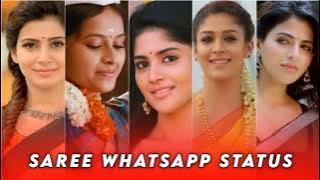 Saree whatsapp status|| Girls Saree wearing status ||Crush Saree status 1080pF1080p