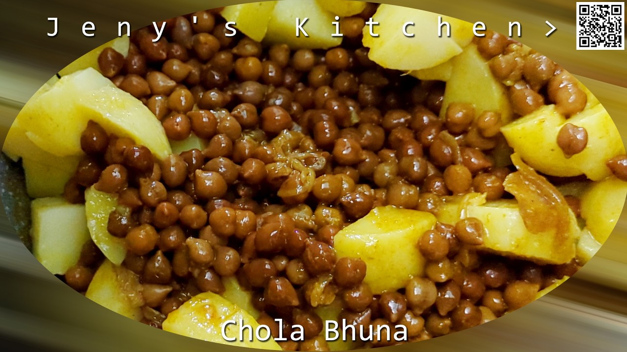 Как приготовить Чола Бхуна? | Чола Бхуна | Карри из нута | Простой рецепт для ифтара @JenysKitchens