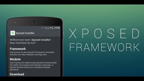 Xposed framework instalación