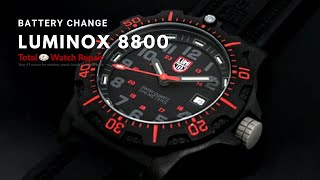 Luminox 8800 Series Battery Replacement