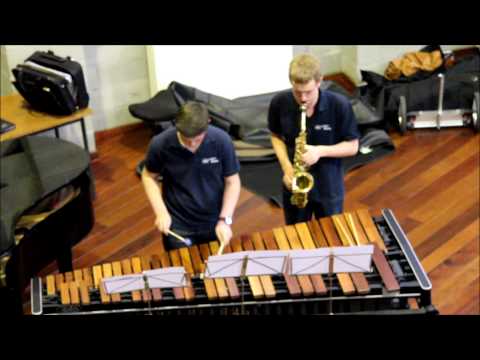 Coldplay - Clocks Marimba and Saxophone cover
