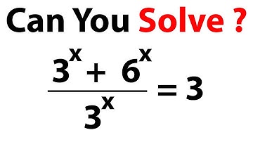 Will You Dare To Solve This Exponential Equation? 2 Methods
