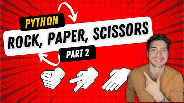 Code a rock paper scissors game to play against computer AI with python! Great beginner project pt.2