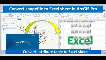Convert shapefile (table) to Excel sheet in ArcGIS Pro