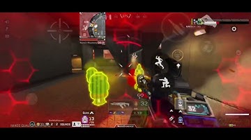 CAUSTIC 200 IQ FIGHT | APEX LEGENDS MOBILE CAUSTIC GAMEPLAY @Calistus ft @KenStrafes maxed graphics