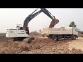 มาดูความแร็วของ NEW HIDROMEK HMK230LC บุ้งกี๋ 1.3  คิว ถล่มอ่างเก็บน้ำ excavator and truck EP.8151