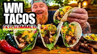 WM-Tacos von der Plancha! Das beste Rezept mit Salsa!