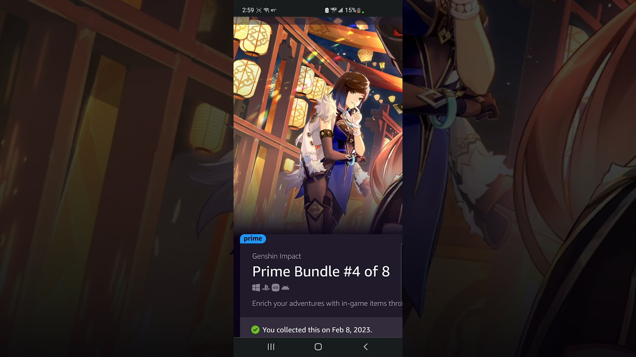 Genshin Impact Prime Gaming Bundle Primogems