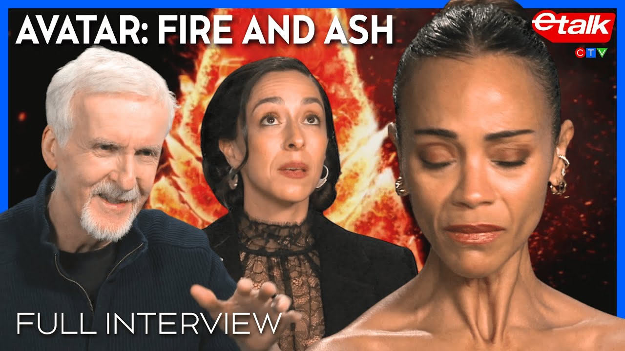 Zoe Saldaña channels "a mother's rage" as Neytiri in 'Avatar: Fire and Ash' | Interview
