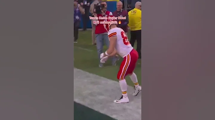 Travis Kelce with the Stanky Leg 🥶 #shorts #Superbowl #NFL #Chiefs #Kelce