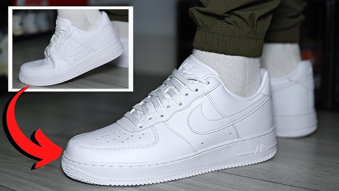 Whats The Difference? Nike Air Force 1 Classic Vs Fresh Triple White |  Detailed Look - YouTube