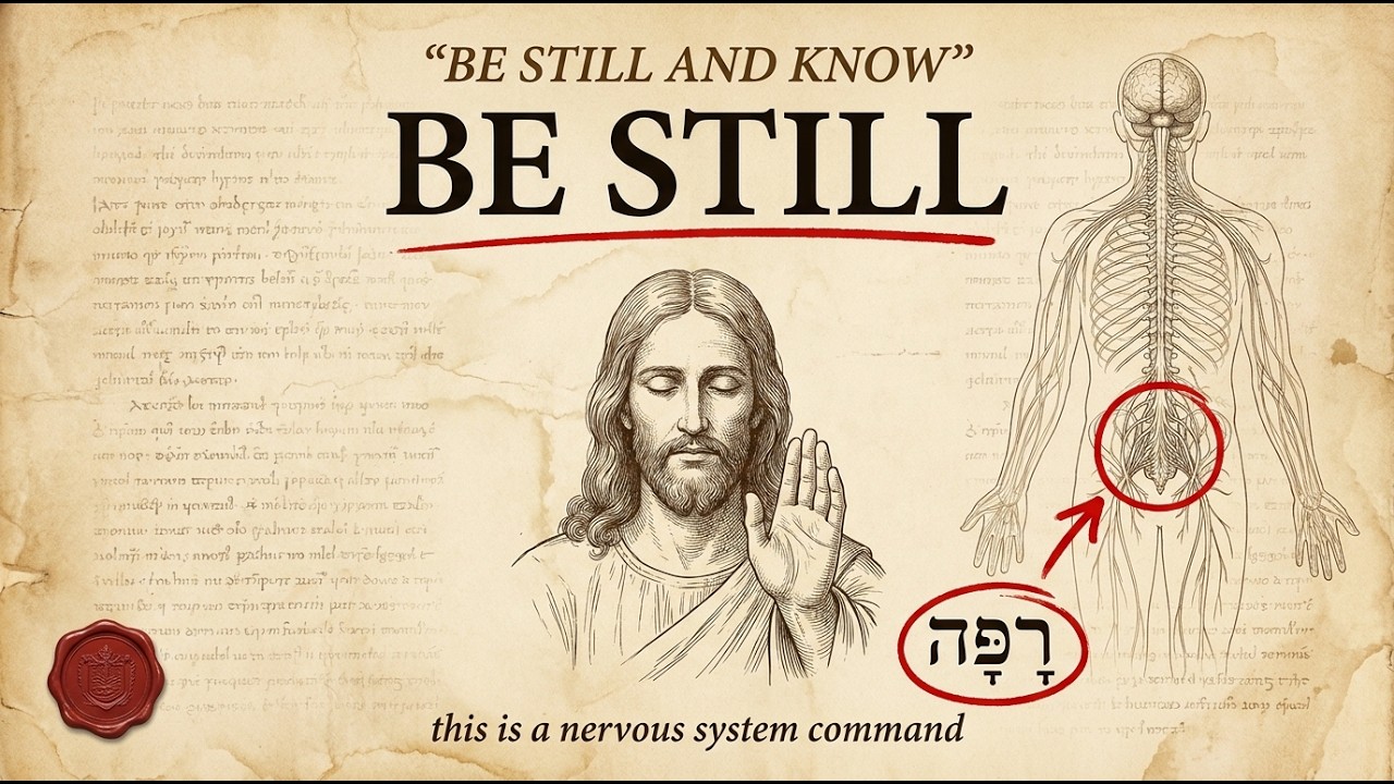 The Neuroscience of Biblical Stillness: Understanding 'Be Still and Know' as a Nervous System Command