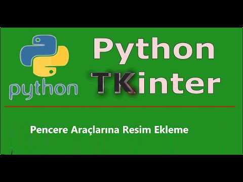 Tkinter Dersleri -28- Pencere Araçlarına  Resim Ekleme | Python Tkinter window add image