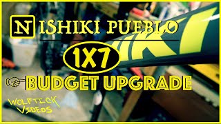 Nishiki Pueblo Budget MTB 1X7 Conversion, Neco Bottom Bracket Upgrade, Grips, and Shifter Upgrade.
