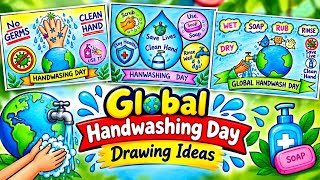 Global Handwashing Day Drawing|Handwashing Day Drawing|Handwashing Day Poster|Global Handwashing Day
